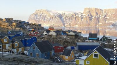 Uummannaq au soleil (encore) couchant